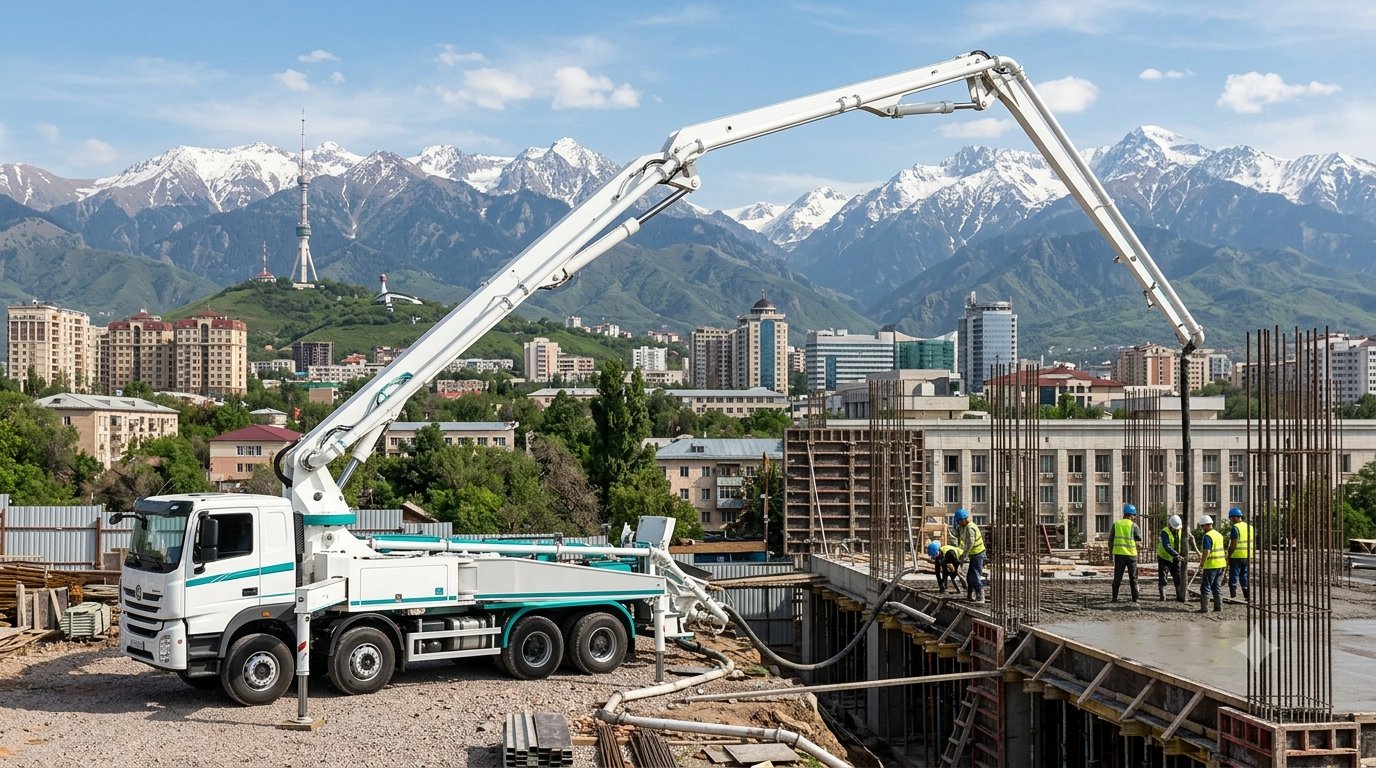 Автобетононасос — Almaty Trans