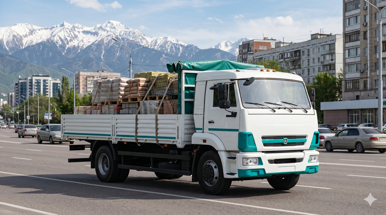 КамАЗ бортовой 10–20 т — Almaty Trans