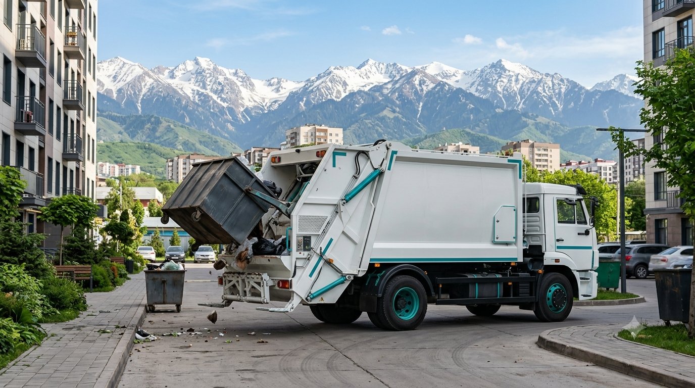 Мусоровоз ТБО — Almaty Trans