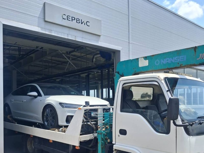 Эвакуация автомобиля манипулятором NANSEI в Алматы — Almaty Trans
