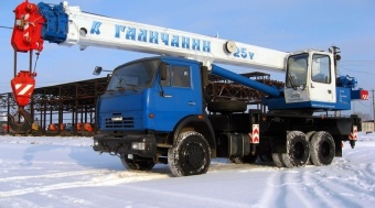 Автокран Галичанин (25 тонн) в аренду в Алматы
