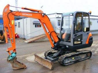 Мини-экскаватор Hitachi ZX30 в аренду в Алматы