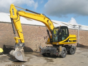 Аренда экскаватора JCB JS 160W в аренду в Алматы