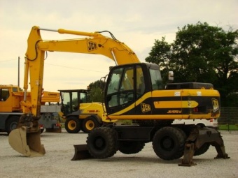 Аренда колесного экскаватора JCB JS 175W в аренду в Алматы